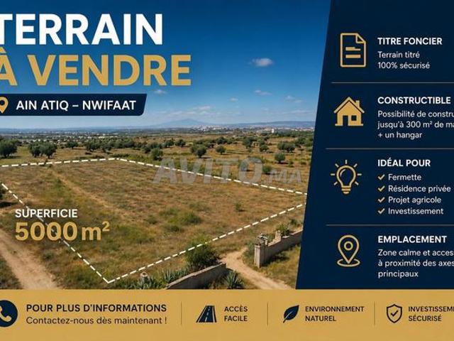 Propriété vente à Aïn Attig