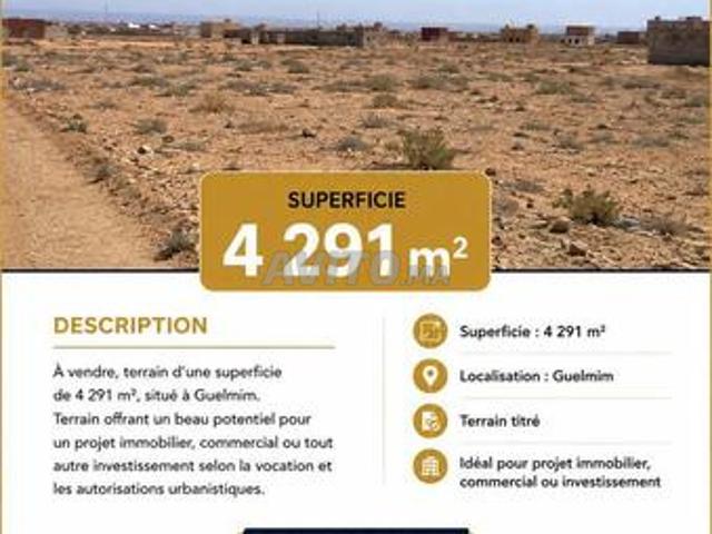 Propriété vente à Guelmim