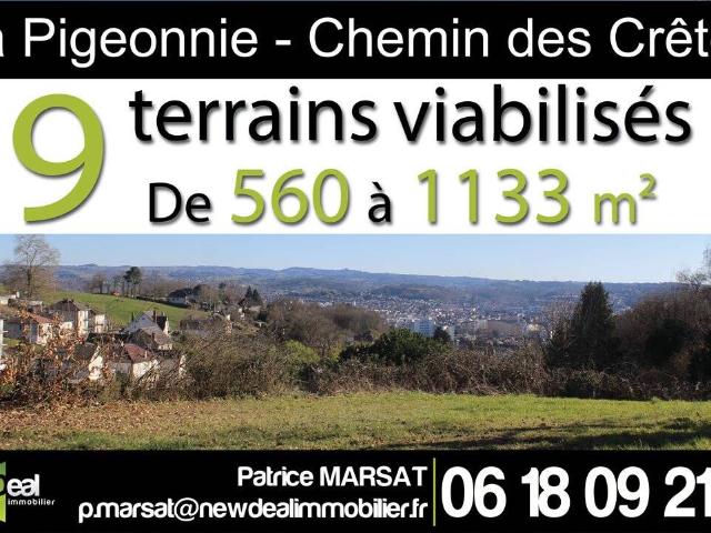 Terrain vente à Brive-la-Gaillarde, Brive-la-gaillarde