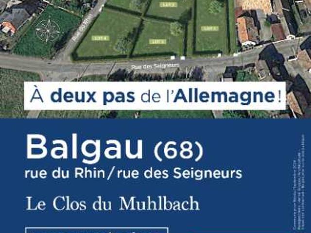Terrain vente à Colmar-Ribeauvillé, Balgau