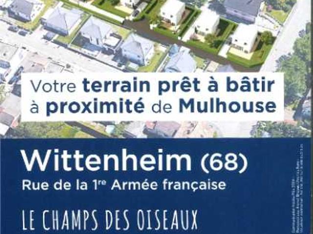 Terrain vente à Mulhouse, Wittenheim