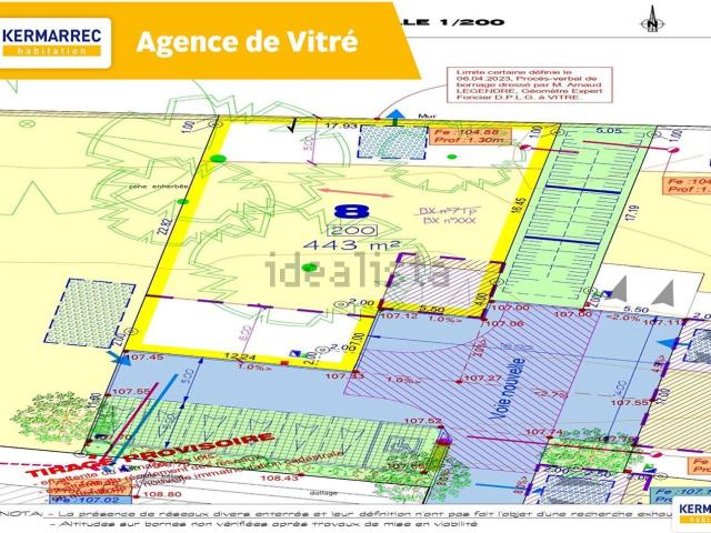 Terrain vente à La Trognardière, Vitré