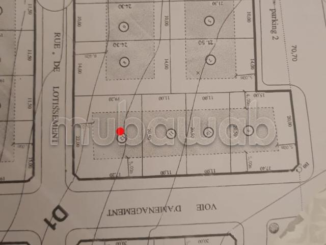 Terrain vente à Aïn Attig