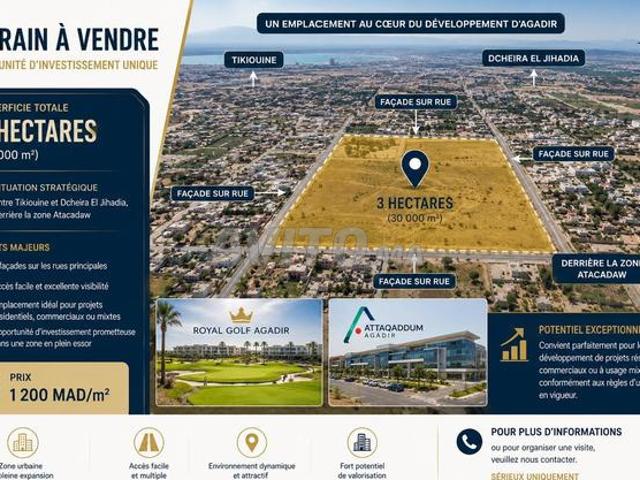 Propriété vente à Agadir, Oued ed Dahab-Lagouira