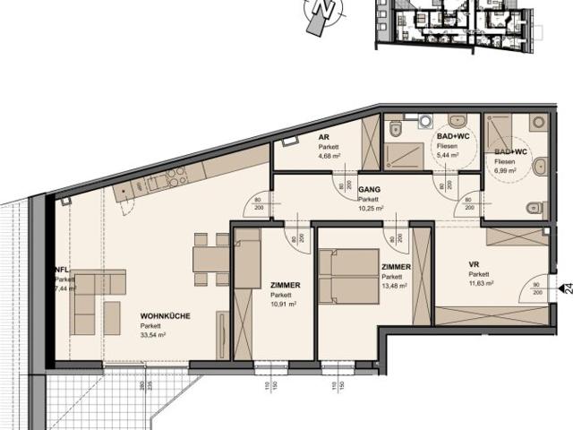 Wohnung mieten in Brunn am Gebirge, Niederösterreich