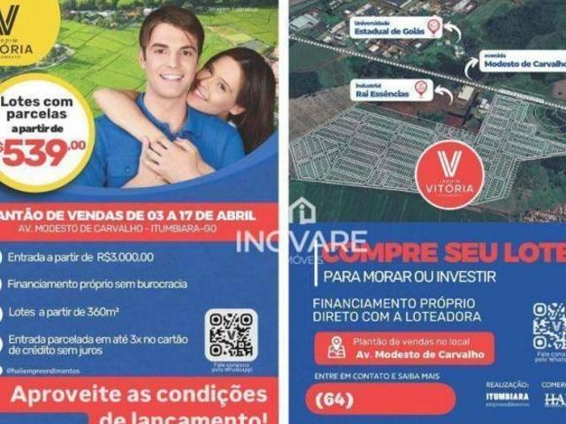 Terreno venda em Região Geográfica Imediata de Itumbiara, Itumbiara