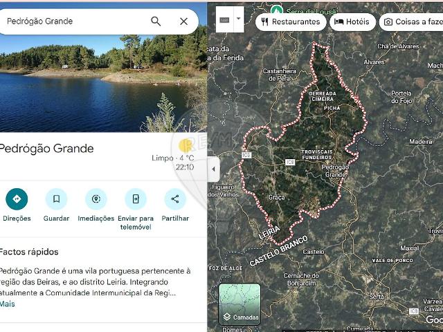 Terreno venda em Lapão, Pedrógão Grande