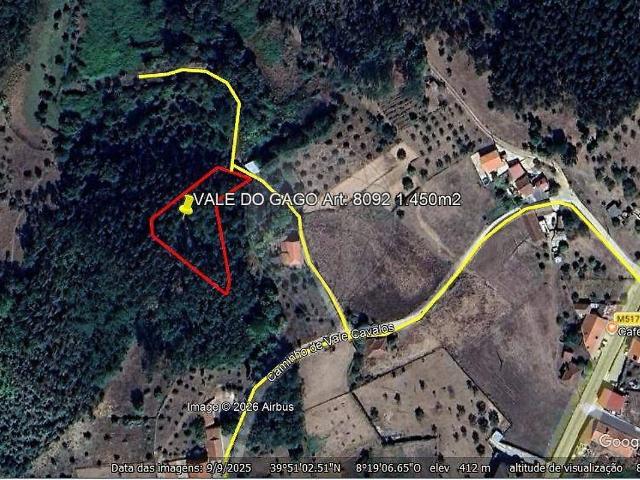 Terreno venda em Redouças, Maçãs de Dona Maria
