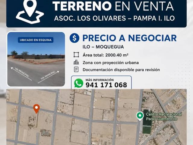 Terreno venta en Ilo, Moquegua