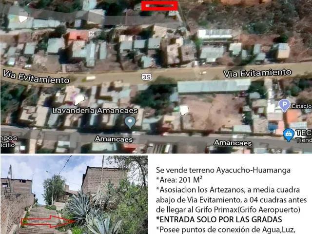 Terreno venta en Ayacucho