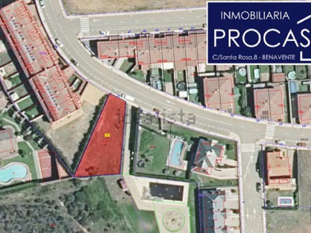 Terreno en venta en Urbanización Los Lirios, Benavente
