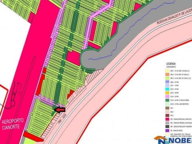 Terreno venda em Cianorte, Região Geográfica Intermediária de Maringá