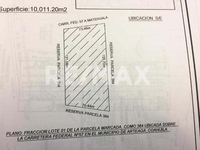 Terreno en renta en Arteaga, Coahuila
