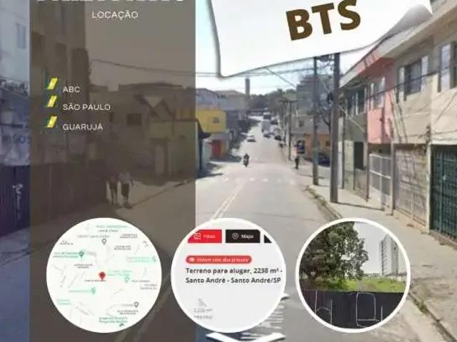 Terreno aluguel em Santo André
