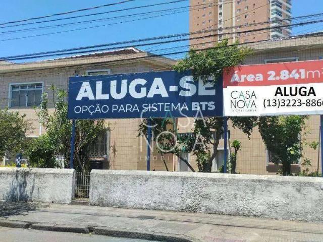 Terreno aluguel em Santos