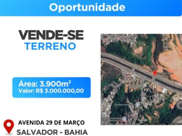 Terreno venda em Região Geográfica Imediata de Salvador, Região Metropolitana de Salvador