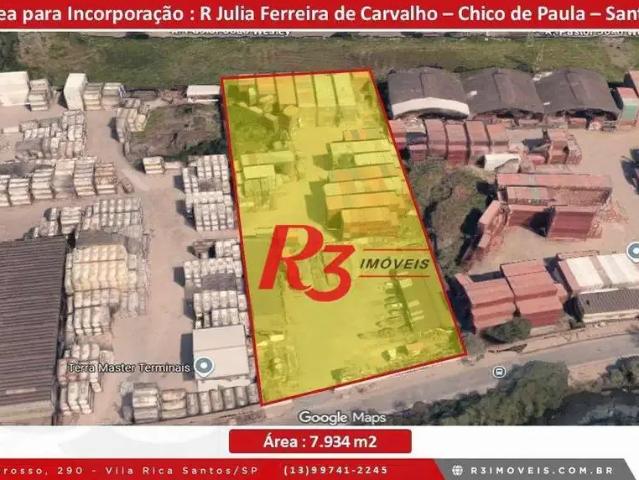 Terreno venda em Região Imediata de Santos, Região Metropolitana da Baixada Santista