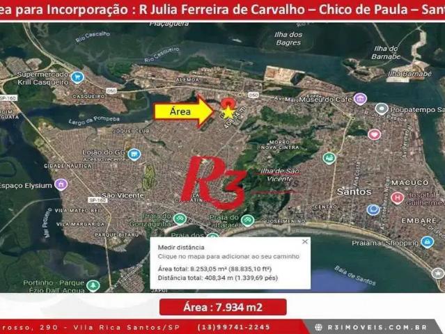 Terreno venda em Região Imediata de Santos, Região Metropolitana da Baixada Santista