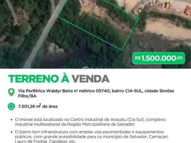 Terreno venda em Região Geográfica Imediata de Salvador, Região Metropolitana de Salvador