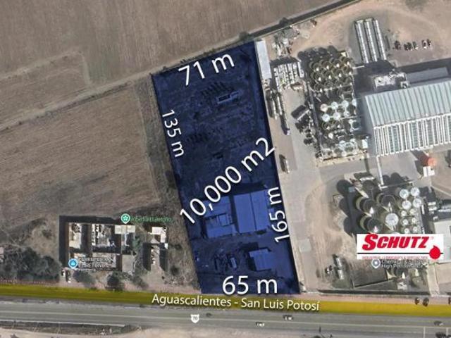 Terreno con bodega en Venta Carr. Ags SLP, Aguascalientes 10,000 m2