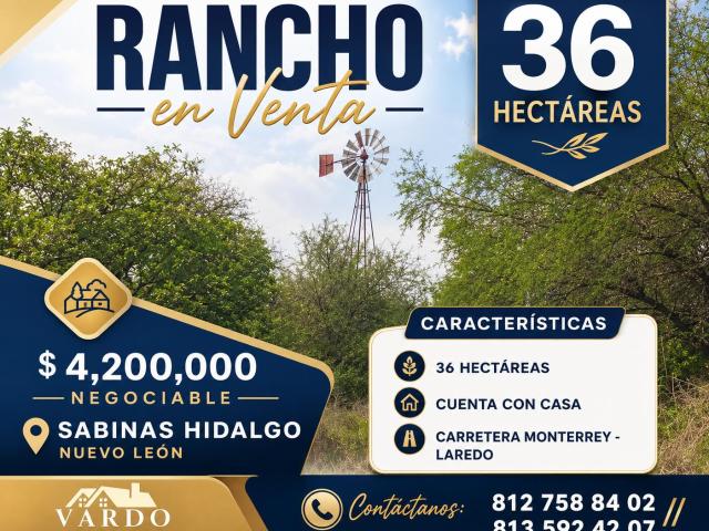 Terreno en venta en Sabinas Hidalgo, Nuevo León