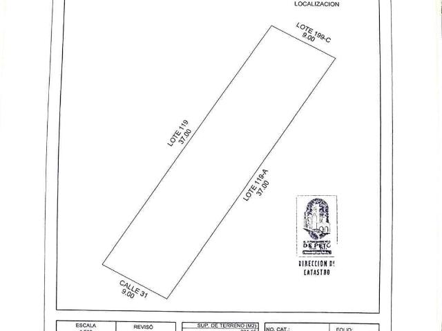 Terreno en venta en Peto, Yucatán