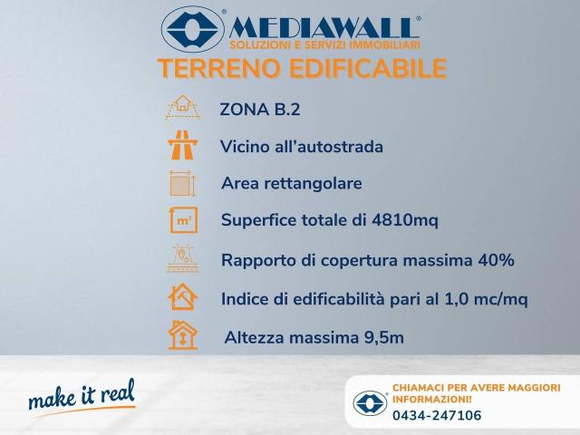Terreno in vendita a Praturlone / Praturlon, Fiume Veneto