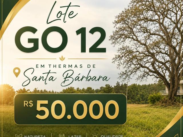 Terreno venda em Santa Bárbara Resort Residence, Águas de Santa Bárbara