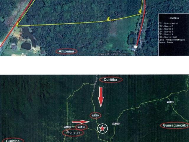 Terreno venda em Morretes, Região Geográfica Intermediária de Curitiba