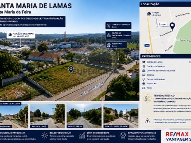 Terreno venda em Santa Maria Da Feira, Aveiro