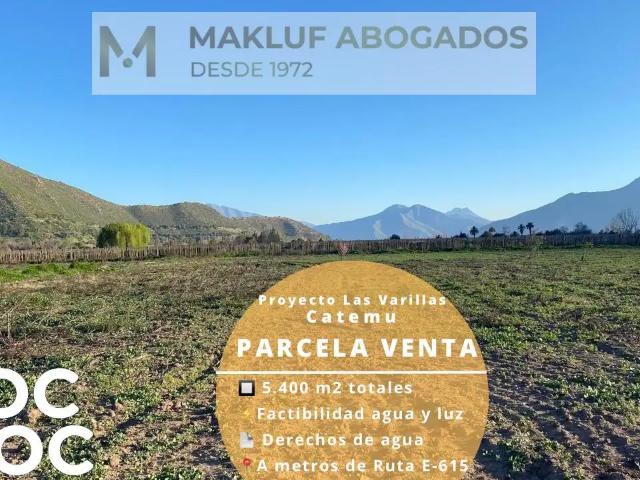 Terreno en venta en Catemu, Valparaíso