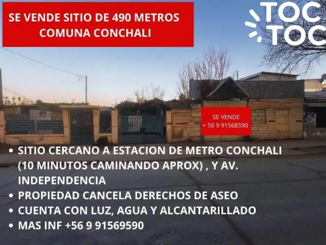 Terreno en venta en Conchalí, Metropolitana