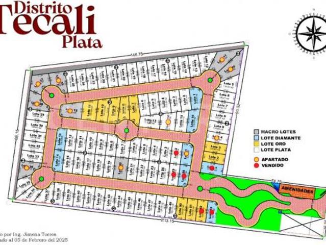 Terreno en fraccionamiento en el centro de Amozoc