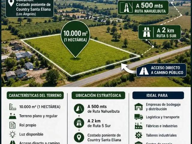 Terreno en venta en Los Angeles, Biobío