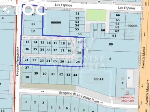 Terreno en venta en Macul, Metropolitana