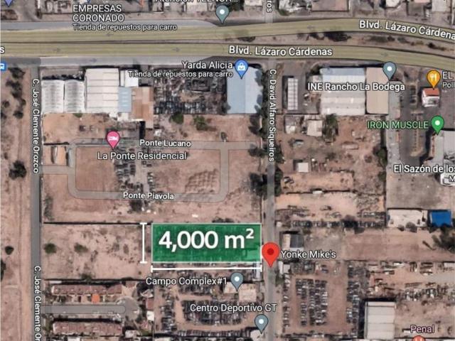 Terreno en renta en Mexicali
