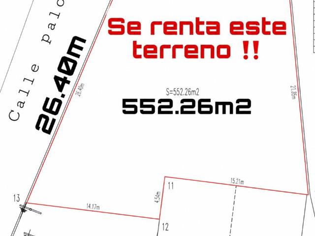 Terreno en renta en Tepic, Nayarit