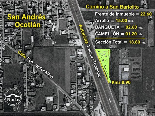 Terreno en renta en Calimaya, Estado de México