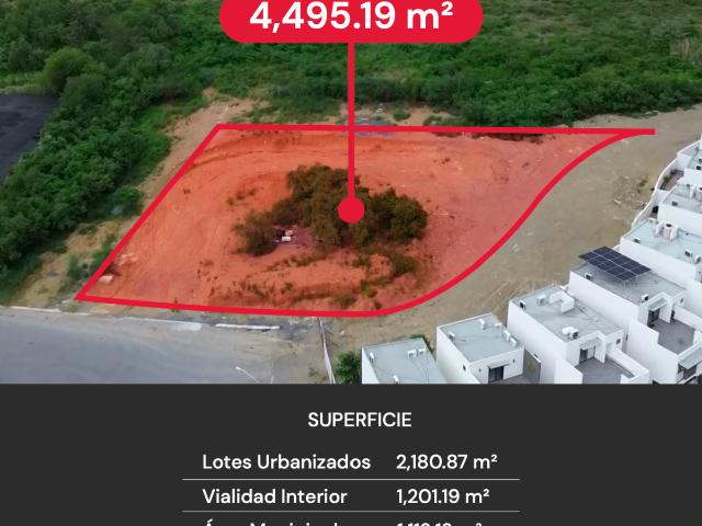 Terreno en venta en Los Aldamas, Nuevo León