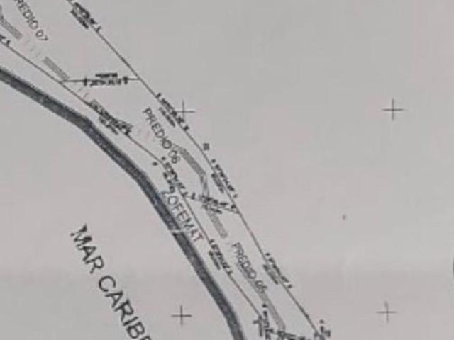 ESPECTACULAR TERRENO EN VENTA CON 200 METROS LINEALES FRENTE AL MAR CARIBE