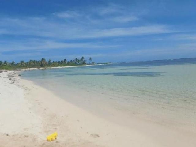 ESPECTACULAR TERRENO EN VENTA CON 200 METROS LINEALES FRENTE AL MAR CARIBE