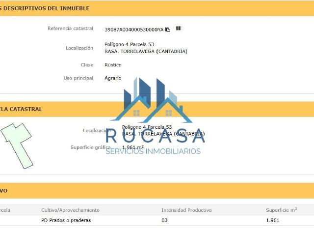 Terreno en venta en Duález, Torrelavega