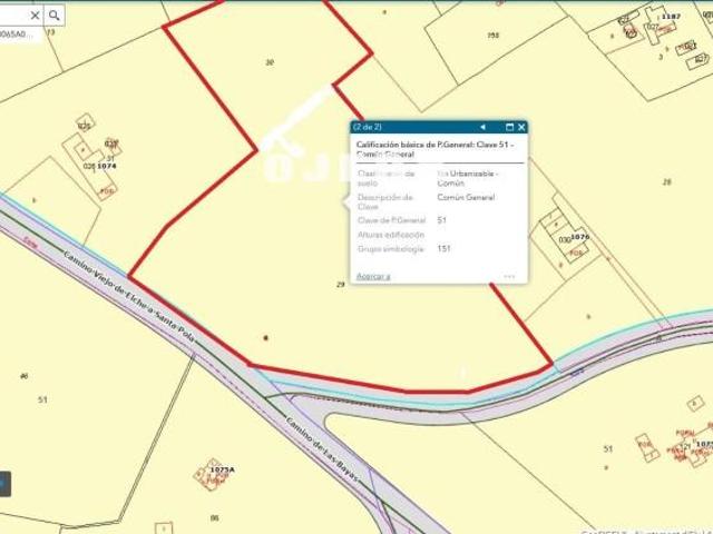 Terreno en venta en les Baies / Las Bayas, el Baix Vinalopó
