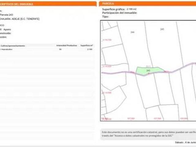 Terreno en venta en Adeje, Canarias
