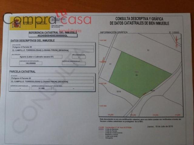 Terreno en venta en Sexmo de San Lorenzo, Torreiglesias