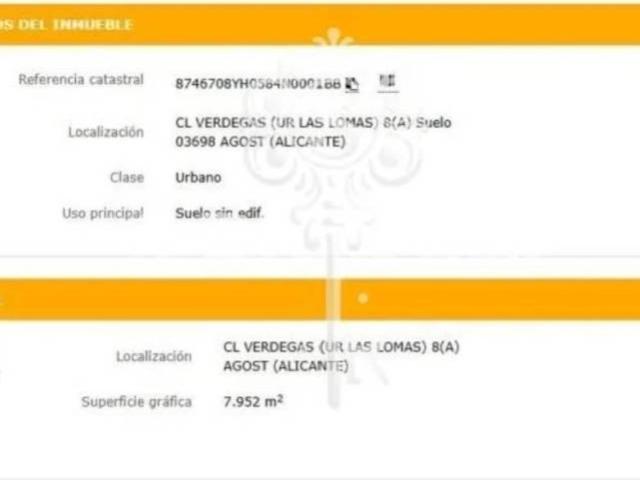 Terreno en venta en l'Alacantí, Valencia