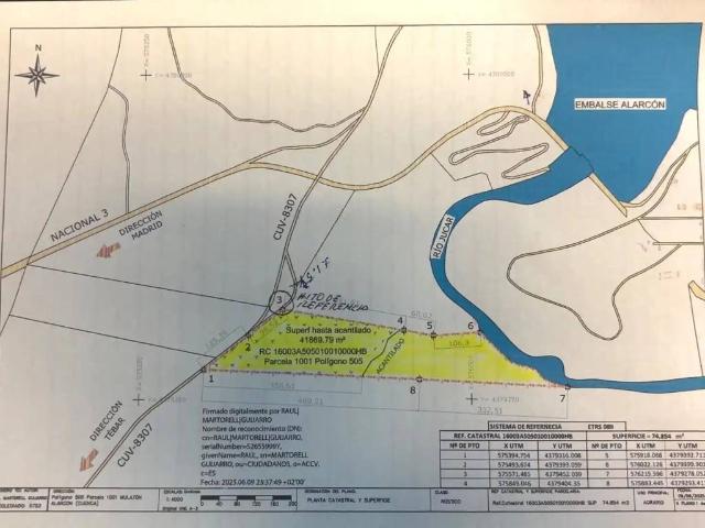 Terreno en venta en Alarcón, Cuenca