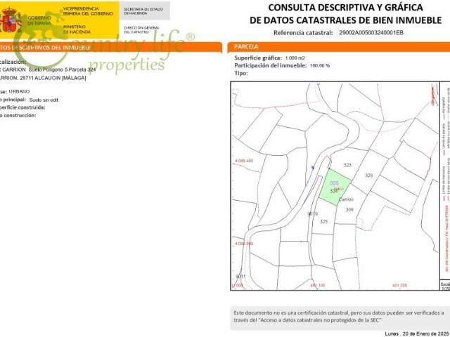 Terreno en venta en La Axarquía, Andalucía