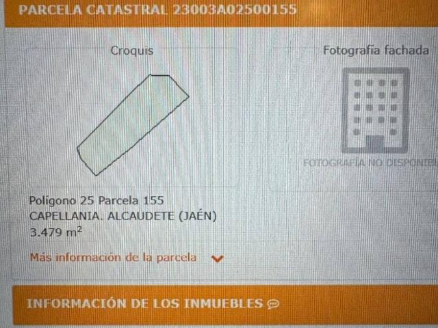 Terreno en venta en Alcaudete, Andalucía