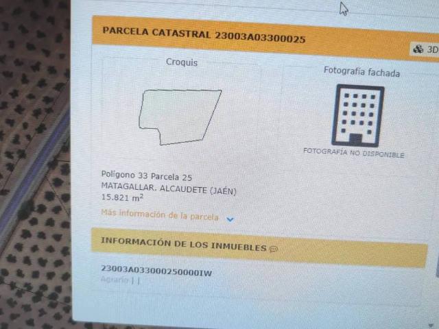 Terreno en venta en Alcaudete, Andalucía
